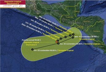 «Pilar» sería tormenta tropical la tarde de este domingo