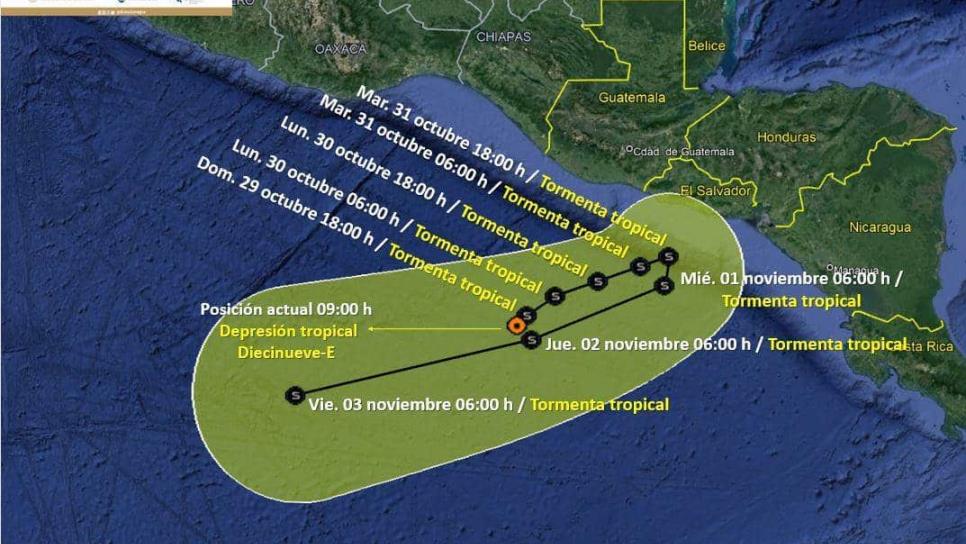 «Pilar» sería tormenta tropical la tarde de este domingo