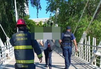 Rescatan a joven de Culiacán que intentó arrojarse de un puente