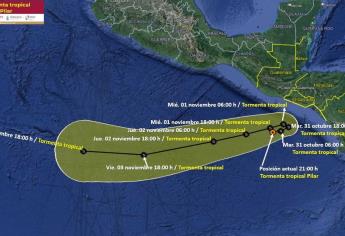 Tormenta tropical Pilar dejará fuertes lluvias en estos estados