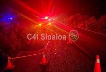 Autoridades alertan por socavón en la carretera libre Mazatlán-Culiacán