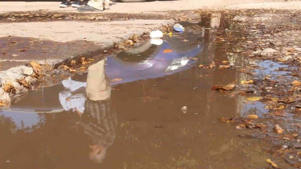 Rebrote de aguas negras podría provocar vómito, diarrea y enfermedades en la piel en Los Mochis