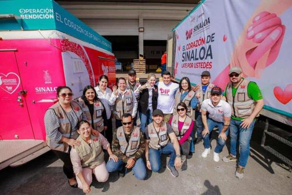 DIF Sinaloa envía 8 toneladas de víveres a damnificados por el huracán «Otis» en Acapulco