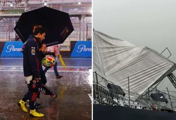 ¿Se suspende la Fórmula 1? Fuerte lluvia provoca caída de techo en el GP de Brasil