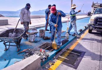 Realizarán saneamiento y mantenimiento urbano en zona turística de Mazatlán