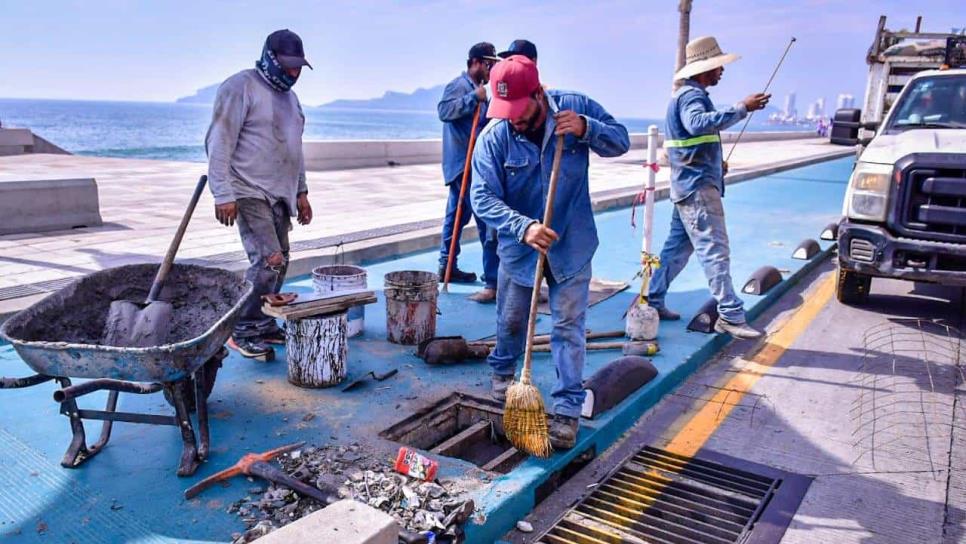 Realizarán saneamiento y mantenimiento urbano en zona turística de Mazatlán