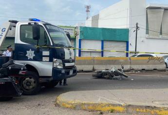 Muere motociclista tras derrapar e impactarse contra un vehículo en Culiacán