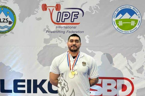 Sinaloense José Sánchez, es subcampeón mundial de powerlifting
