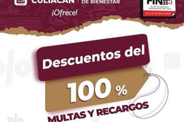 Buen Fin 2023: Ayuntamiento de Culiacán ofrece descuentos del 100 por ciento en estos 6 servicios