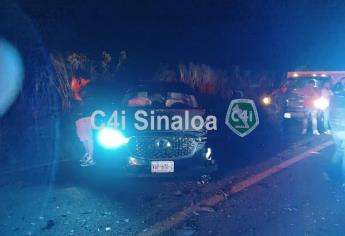 Tres elementos de la Guardia Nacional sufre en accidente vial en Escuinapa