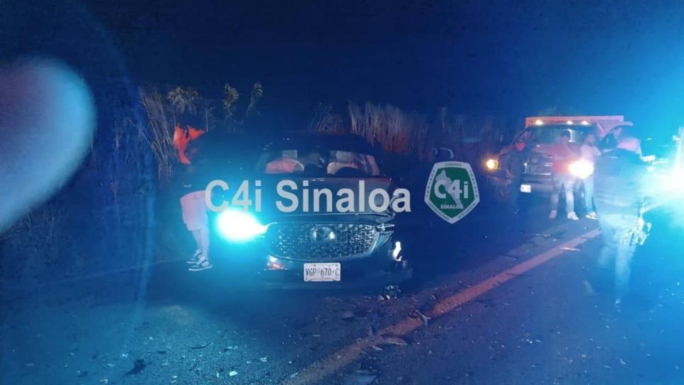 Tres elementos de la Guardia Nacional sufre en accidente vial en Escuinapa