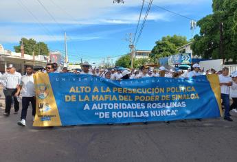 Estudiantes y maestros de la UAS marchan en todo Sinaloa