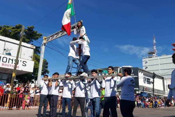 Con tradicional desfile;  Ahome conmemora el 113 aniversario de la Revolución Mexicana 