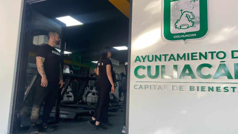 ¡Para estar en forma! Alcalde de Culiacán entrega gimnasio equipado a Policías Municipales 