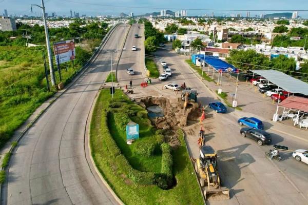 Este fin de semana abren la circulación en ambos sentidos en Puente Prados en Mazatlán