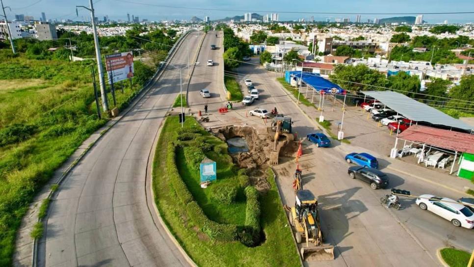 Este fin de semana abren la circulación en ambos sentidos en Puente Prados en Mazatlán