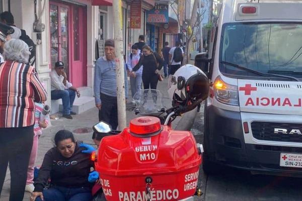 Mujer cae de un camión en Culiacán al pedir la bajada y no detenerse