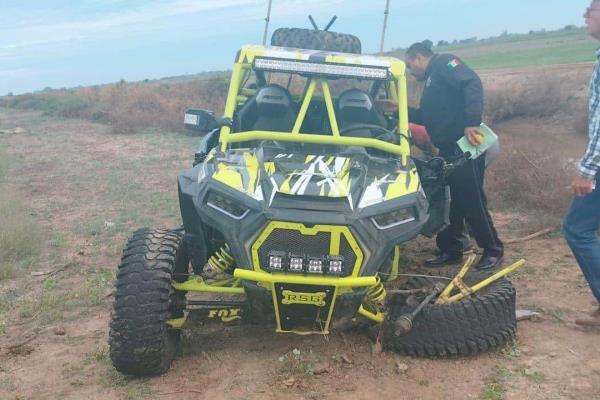 Choque en la carretera a Las Glorias deja dos mujeres con lesiones graves; viajaba en un Rzr