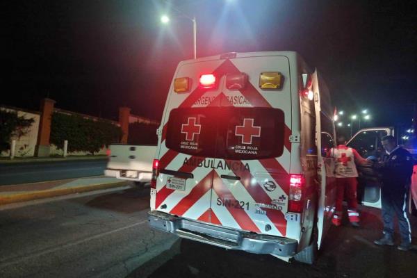 Un motociclista se accidenta por la avenida  Álvaro Obregón en la ciudad de Culiacán