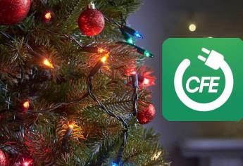 CFE ¿cuánto aumenta el recibo de luz con las luces navideñas?