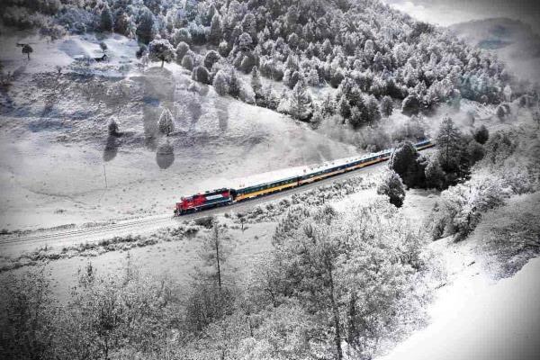 Este pueblo mágico, cerca de Sinaloa, tiene los mejores paisajes de invierno lleno de nieve