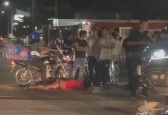Motociclista termina herido en choque en Culiacán