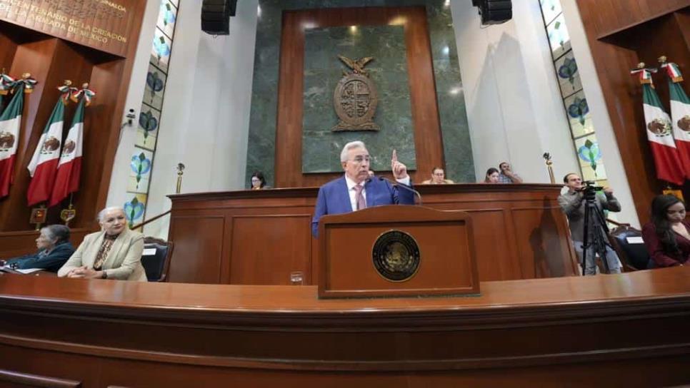 Rocha Moya presenta su Segundo Informe de Gobierno ante el Congreso de Sinaloa