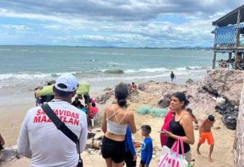 Turista es rescatado inconsciente de las playas de Mazatlán