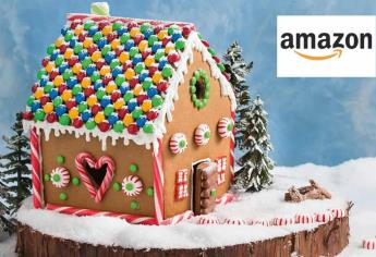 Amazon vende esta casita de galleta de jengibre en menos de $200 pesos ideal para navidad