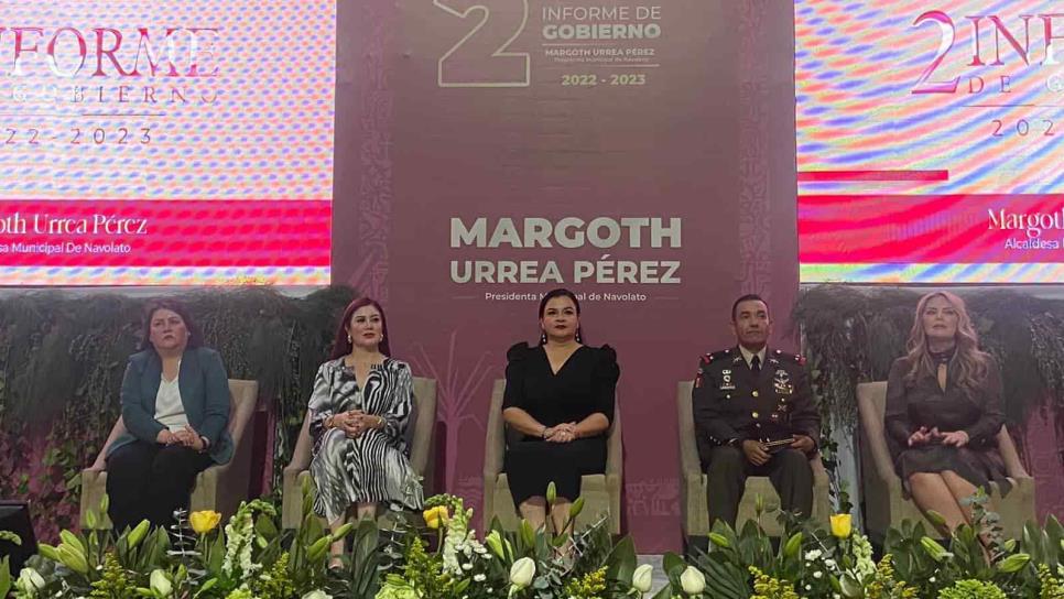 Margoth Urrea presenta su Segundo Informe de Gobierno en la Alcaldía de Navolato