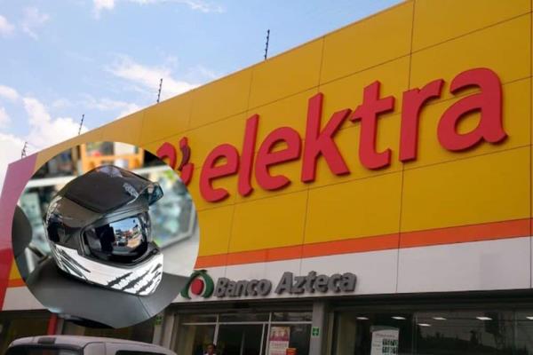 Elektra remata casco para motociclista resistente y con la más alta certificación de seguridad
