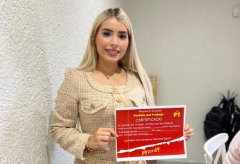 Mary José anuncia su registro como precandidata a la alcaldía de Mazatlán por el PT