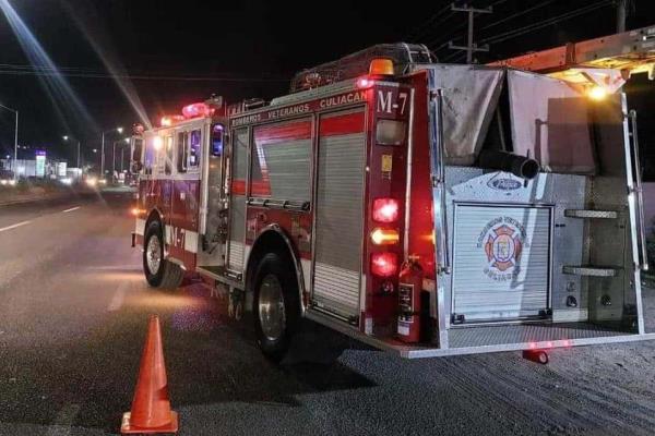 Se incendia una casa durante la madrugada de este miércoles en Culiacán