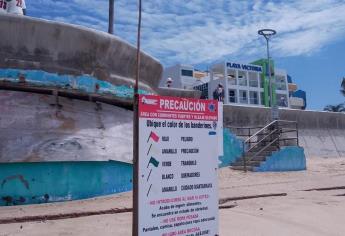 Precauciones en Playas de Mazatlán, se registra aumento de oleaje por condiciones climáticas