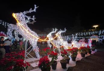 ¡Deslumbrante Arranque Navideño! Villa Iluminada brilla en el Parque Central de Mazatlán