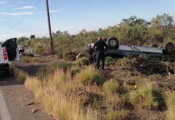 Familia nayarita vuelca en El Carrizo, venía de la frontera a pasar navidad