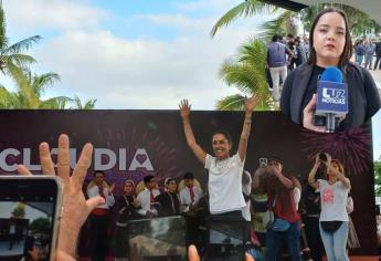 Apoyaré a Claudia Sheinbaum para que sea la próxima Presidenta de México: Cinthia Valenzuela