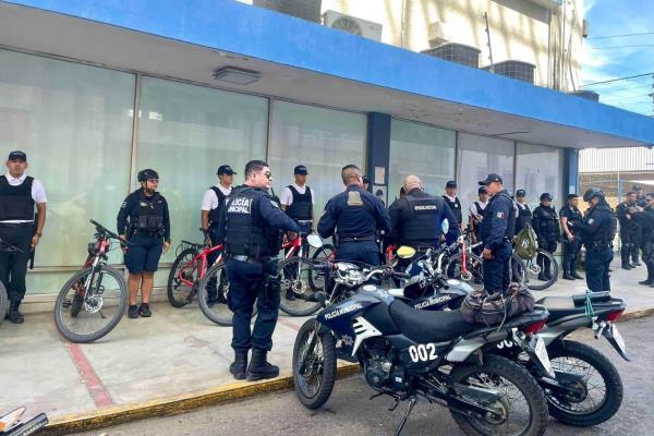 Refuerza SSPyTM la seguridad en el sector comercial del Centro con 10 nuevos elementos 