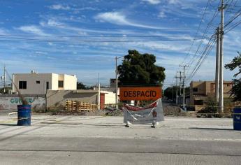 Retrasan apertura del bulevar Rosales en Los Mochis por temas financieros