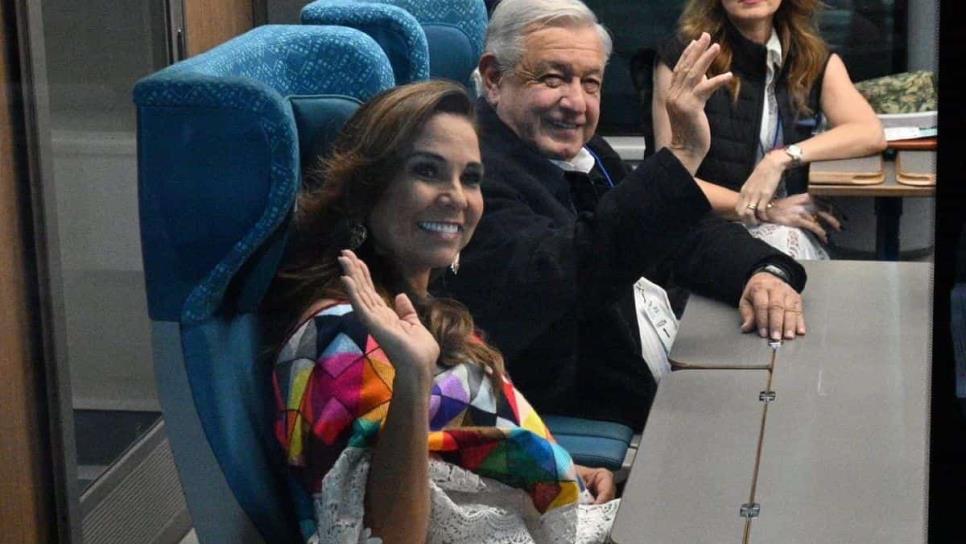 AMLO inaugura segundo tramo del Tren Maya de Cancún a Palenque