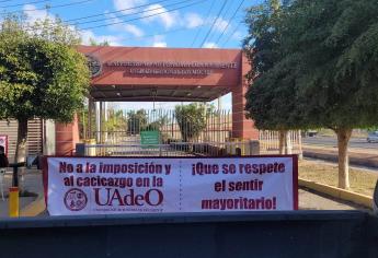 Exigen trasparencia en la designación del rector de la UAdeO; toman instalaciones en Los Mochis