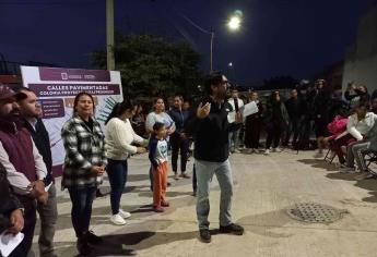 Gámez Mendívil entrega pavimentación de 7 calles en la colonia Progreso y Proyecto Alfa