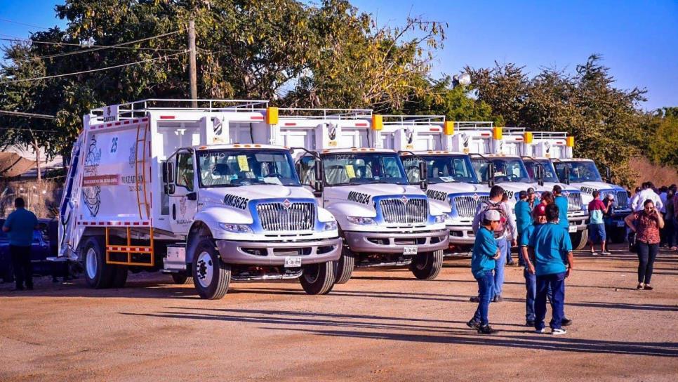 Adquirirán 7 nuevos camiones recolectores de basura para el servicio durante el Carnaval de Mazatlán