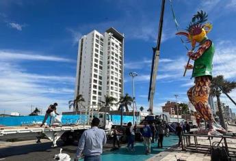 Carnaval de Mazatlán 2024: ¿Cuánto miden los monigotes instalados en el malecón?