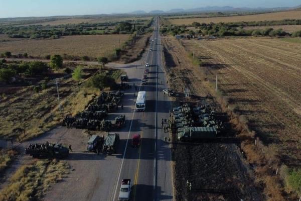 Arriban 600 elementos del Ejército Mexicano para reforzar seguridad en Sinaloa