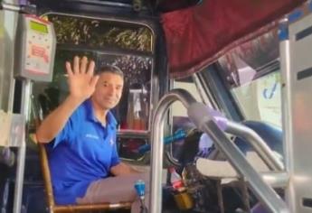 Conductor de transporte público en Culiacán se vuelve viral por esta acción |VIDEO