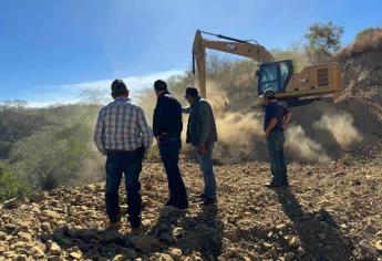 Inician trabajos de construcción del regreso en Chinobampo, El Fuerte