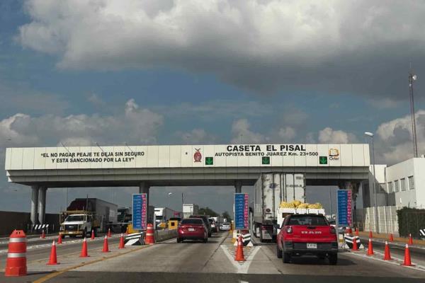 Sube el cobro del peaje en la autopista Benito Juárez 