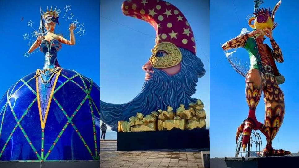 Suman seis los monigotes instalados para anunciar la llegada del Carnaval de Mazatlán