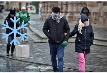 Sinaloa tendrá temperaturas entre 0 y 5° C esta semana